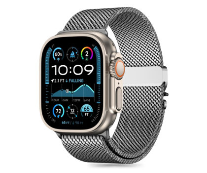 Pasek i akcesoria do zegarków TECH-PROTECT Milano do Apple Watch 44/45/46/49 mm Silver 5906302370658
